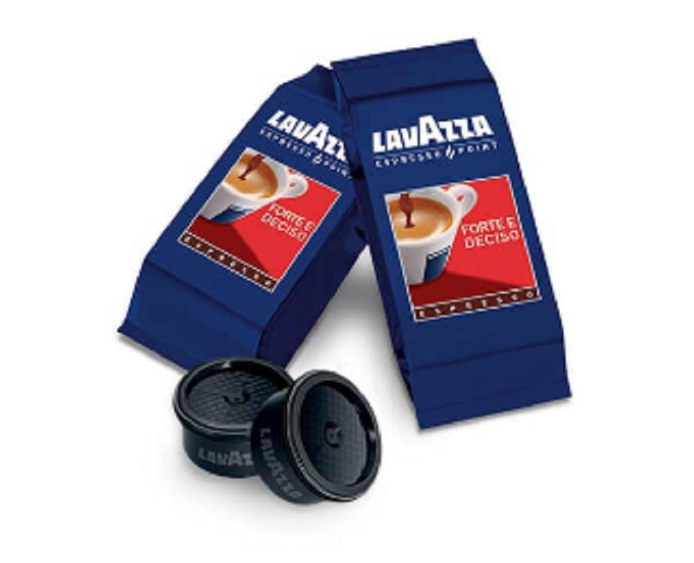 Lavazza Espresso Point Espresso Coffee Capsules Forte and Deciso, 50 Packs of 2 Capsules, 100 Capsules