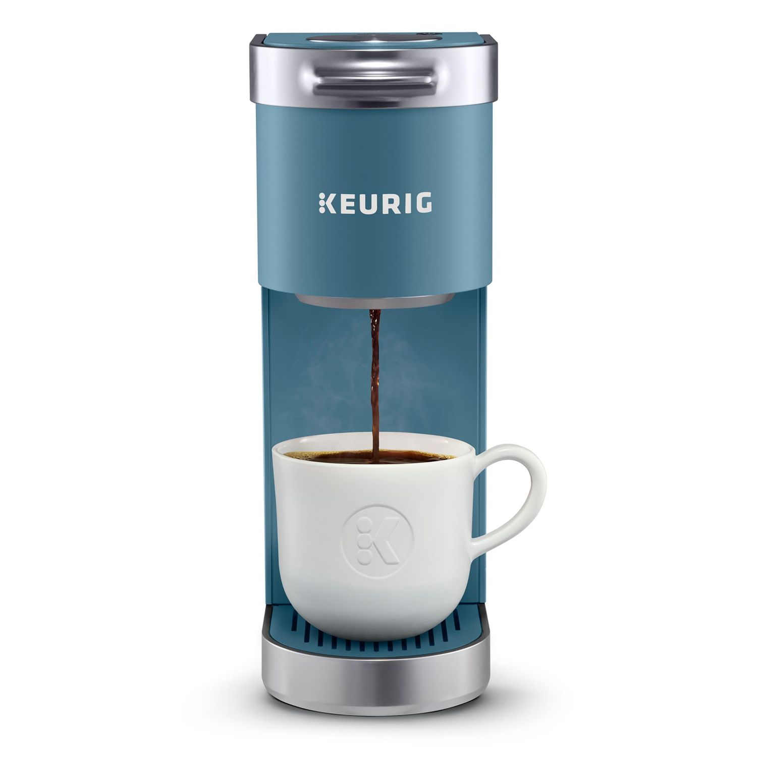 Keurig K-Mini Plus Single-Serve K-Cup Capsule Coffee Maker, Night Teal