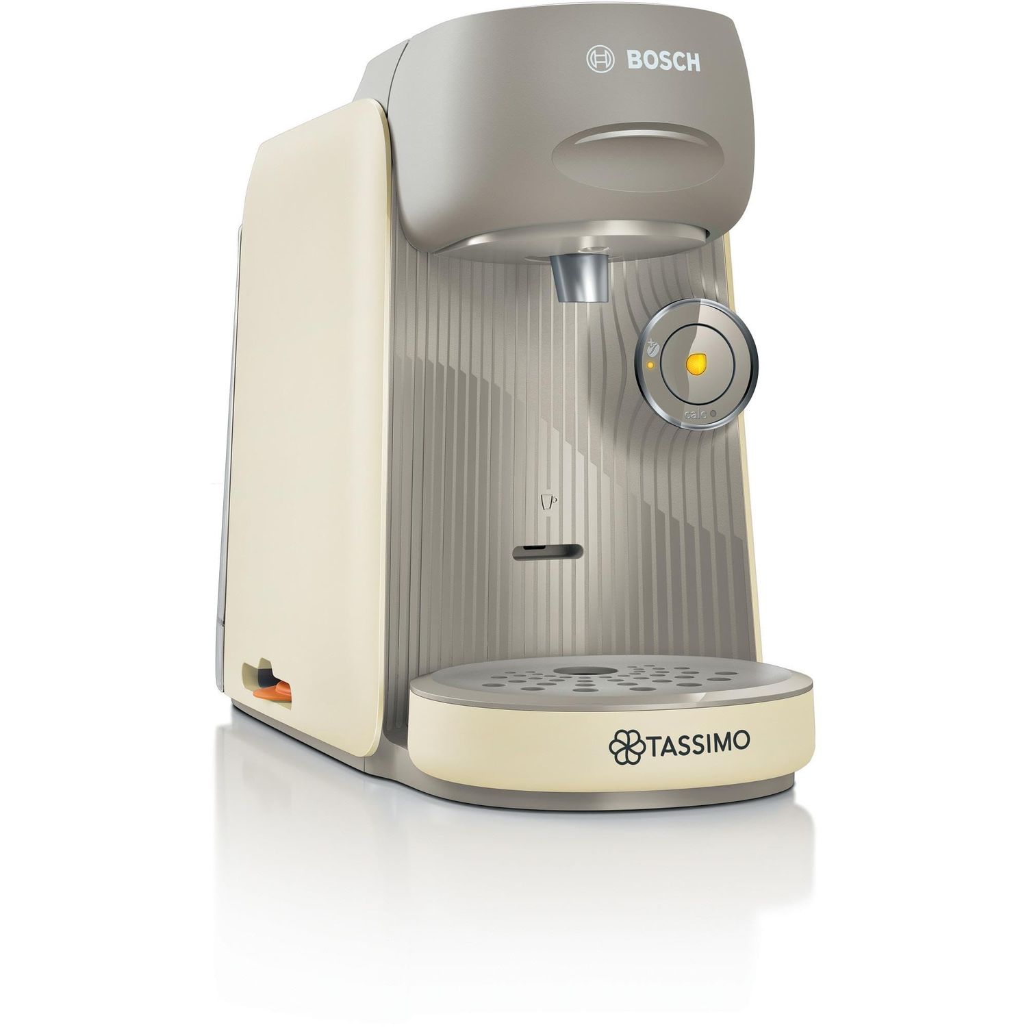 Bosch Tassimo Finesse TAS167P Capsule Machine, 70 Drinks, More Intense Coffee on the Head, Automatic Shutdown, Perfectly Dosed, Space-Saving, 1400 W, Cream