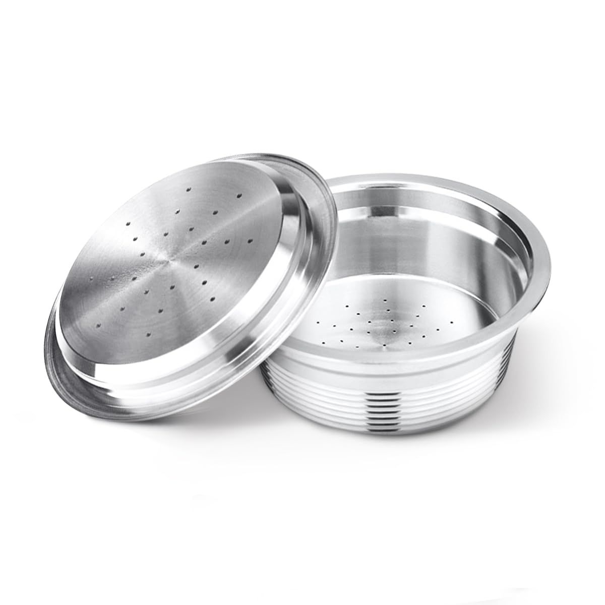 XBERSTAR Metal Coffee Reusable Capsules Filter Pods For LAVAZZA A MODO MIO JOLIE (Stainless Steel)