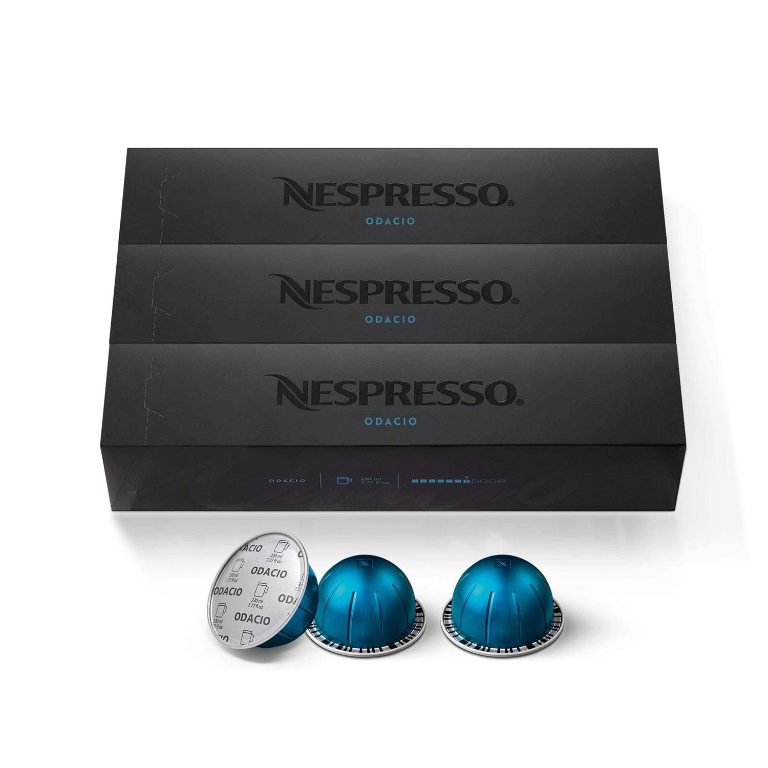 Nespresso Capsules VertuoLine, Odacio, Dark Roast Coffee, 30 Count Coffee Pods, Brews 7.8oz