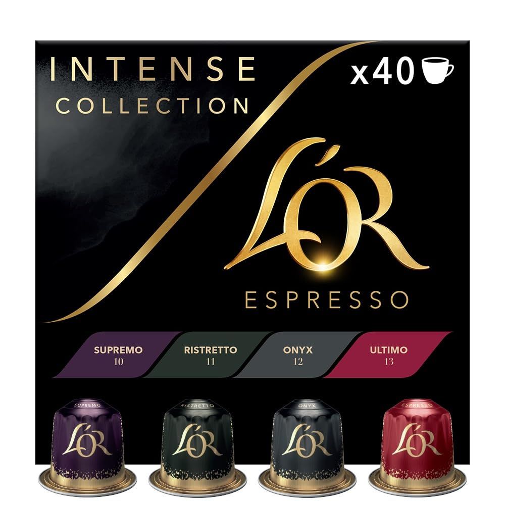 L'OR Espresso Intense Variety Box Coffee Pods x40 Nespresso* Compatible