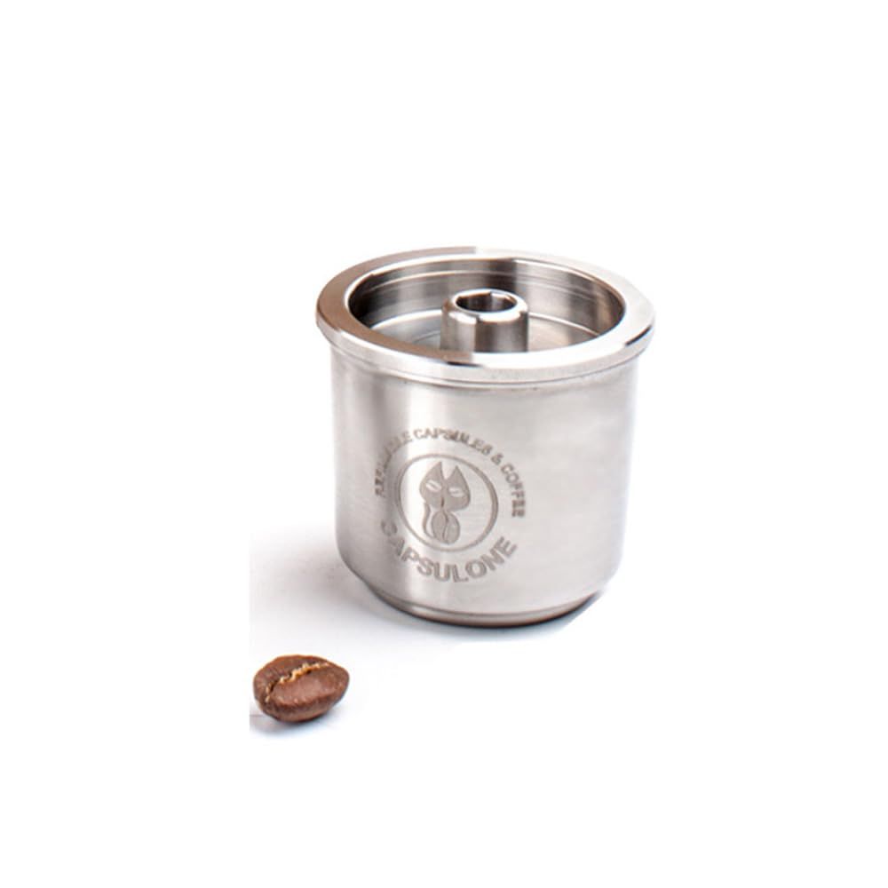 XBERSTAR Stainless Coffee Pods Reusable Capsules Cup for Illy Coffeemaker (Stainless Steel)