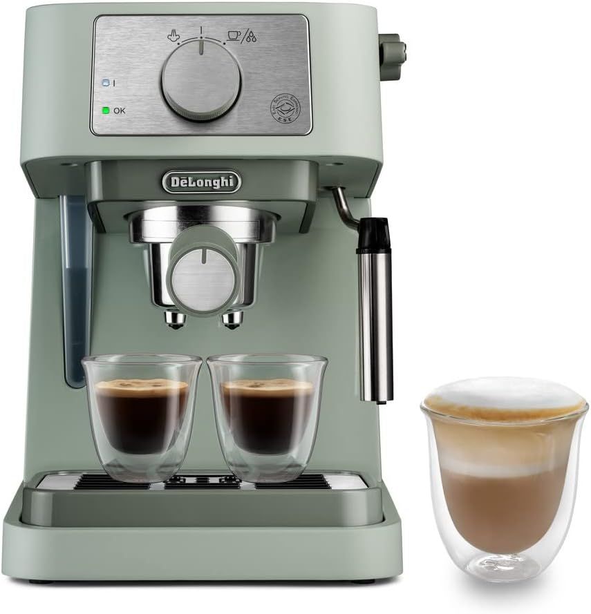 De'Longhi Manual Coffee Machine Stilosa EC260.GR, 15 Bar Pressure, Cappuccino System, Automatic Swi…