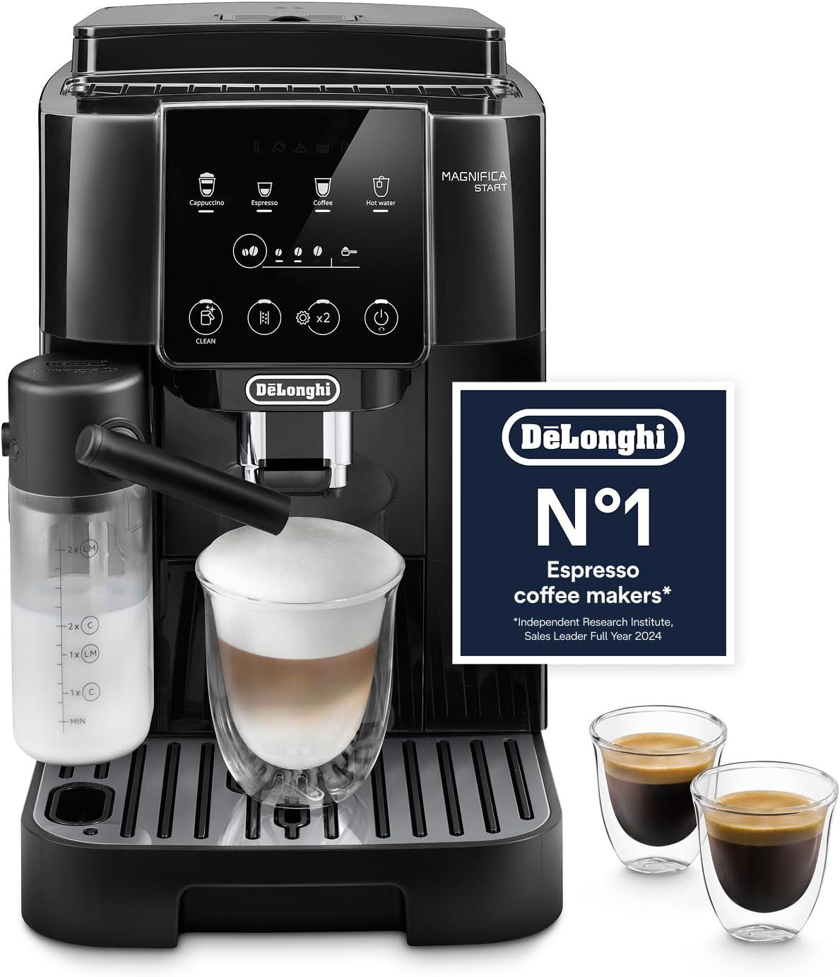 De'Longhi Magnifica Start ECAM220.60.B, Fully Automatic Bean to Cup Coffee Machine with 4 One-Touch…