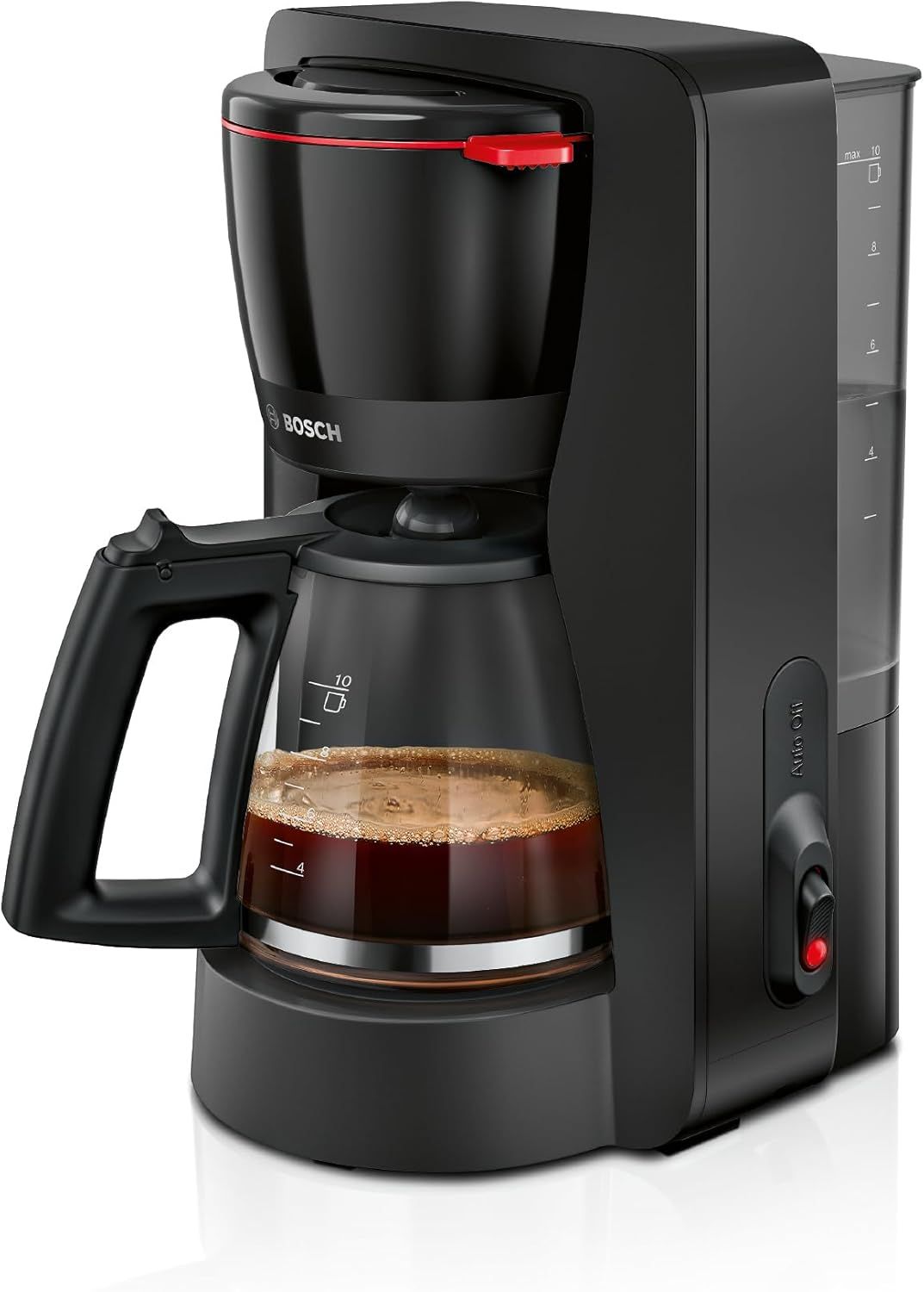 Bosch MyMoment 1.4L Filter Coffee Machine with anti drip function, TKA2M113GB, Black