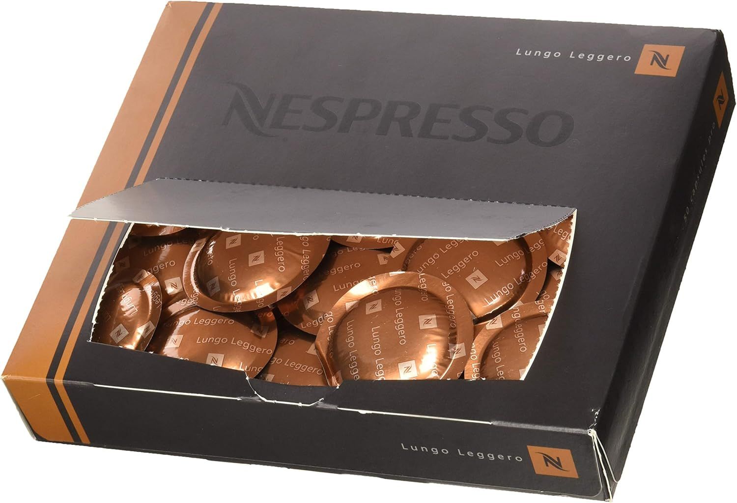 Nespresso Pro Capsules Pods - 50x Lungo Leggero - Original - for commercial machines