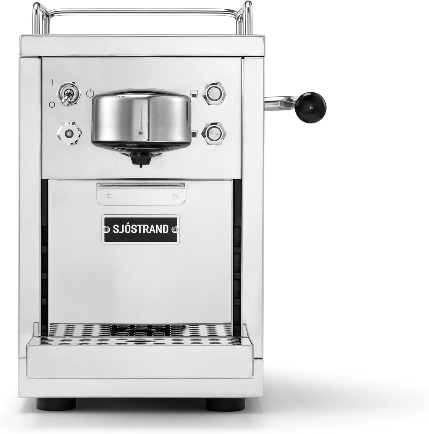 Sjöstrand The Original Capsule Coffee Machine, Nespresso Compatible Pod Machine, Stainless Steel Bo…