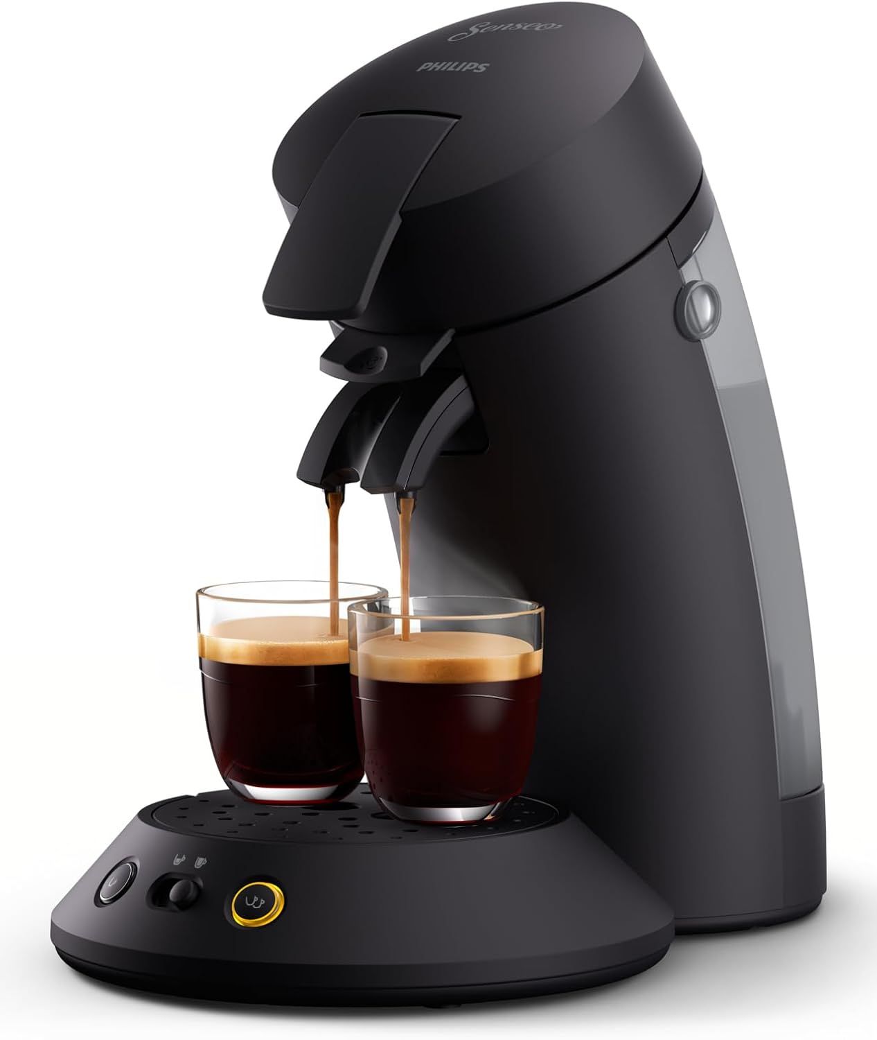 Philips SENSEO Original Plus - Pod Coffee Machine, Intensity Selector, Aroma Booster Technology, Bl…