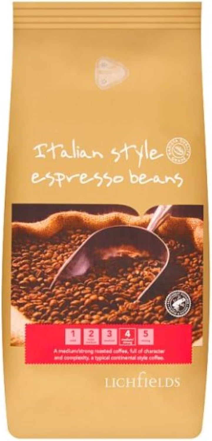 Arabica Coffee Beans 1kg – Premium Whole Coffee Beans Strong Medium Dark Roast, Freshly Roasted Esp…