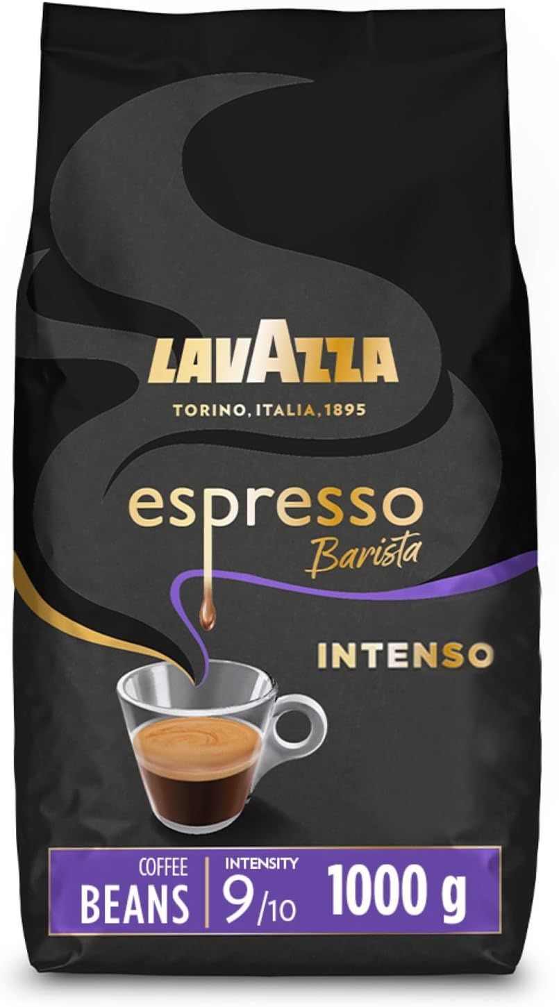 Lavazza, Espresso Barista Intenso, Drum Roasted Coffee Beans, with Aromatic Notes of Cocoa and Wood…