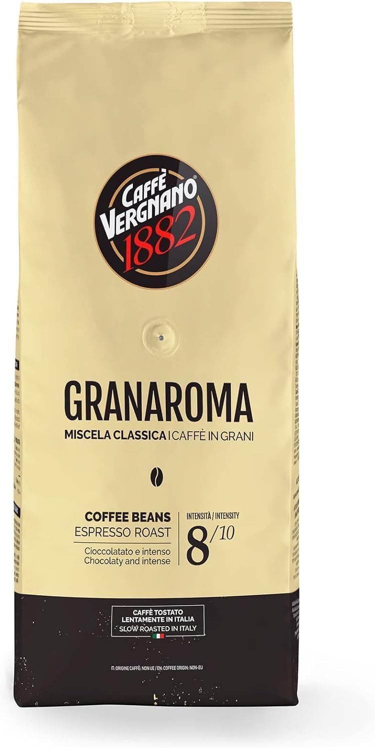 Caffè Vergnano 1882 Gran Aroma whole bean coffee - 1 pack x 1 kg