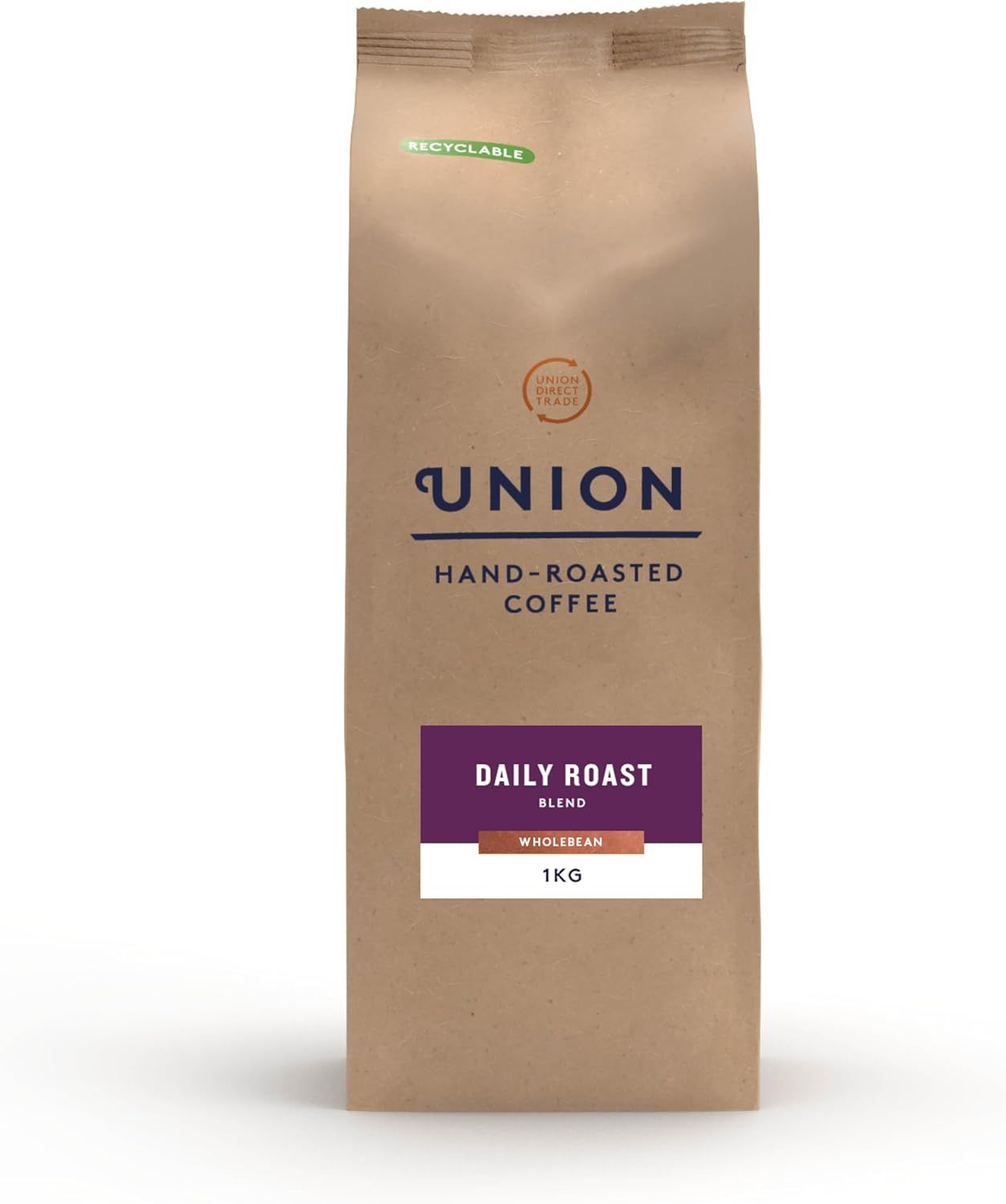 Union Coffee | Daily Roast Coffee Beans | Dark Roast | Pack of 1kg
