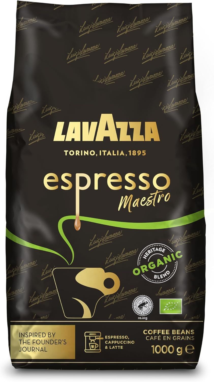 Lavazza, Espresso Maestro, Coffee Beans, Ideal for Espresso Machines, Balanced &amp; Aromatic Taste, In…