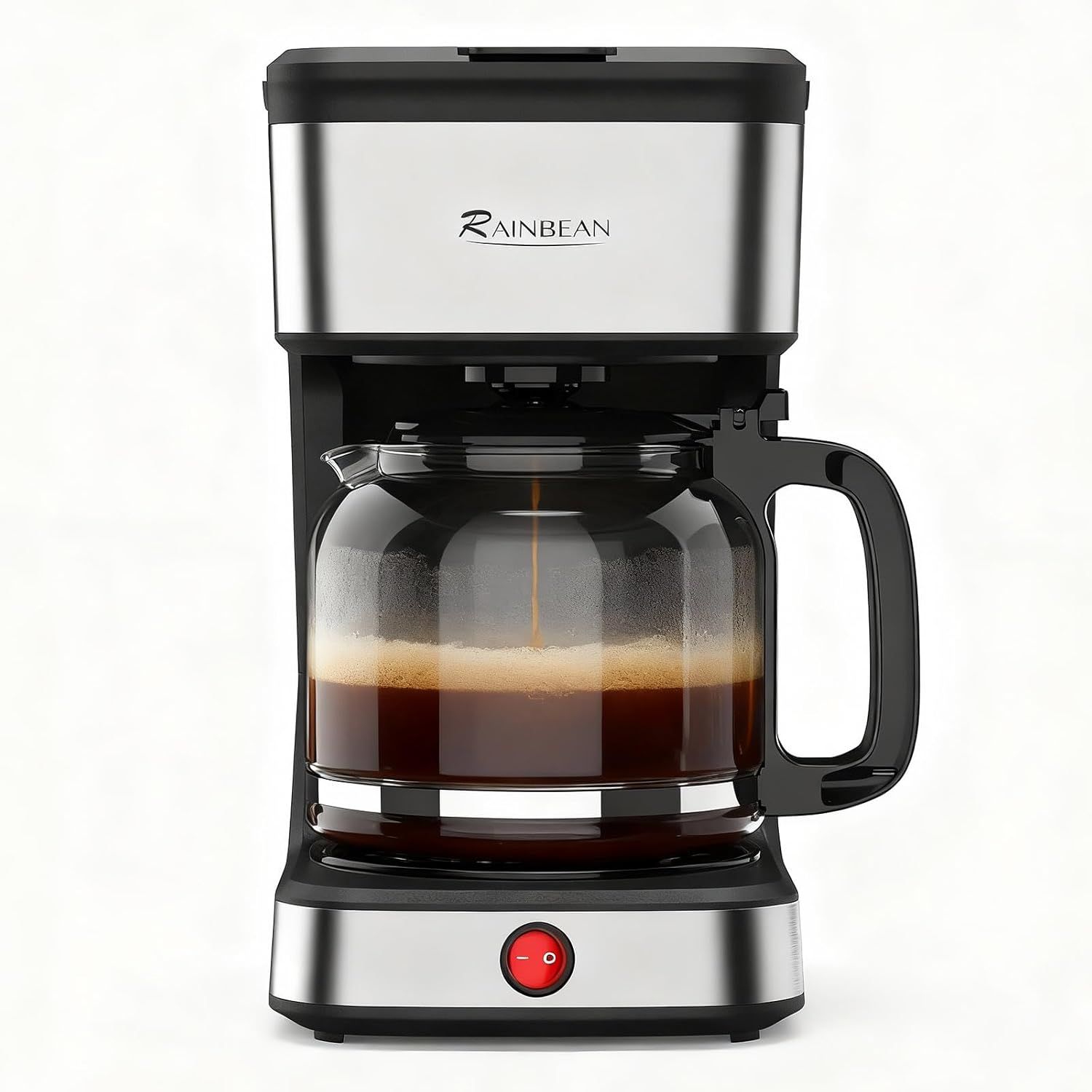 RAINBEAN 15-Cup Drip Coffee Maker,Home/Office Coffee Brewing Machine with Removable Filter,Glass Ca…