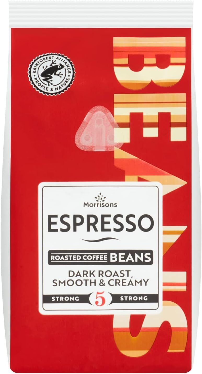 Morrisons Espresso Roasted Coffee Beans, 227 g