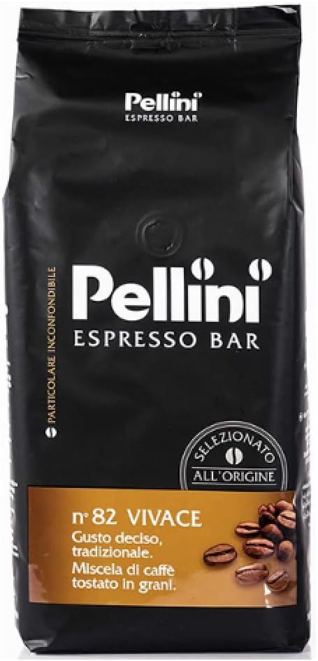 Pellini Caffè, Pellini Espresso Bar Vivace No.82 Roasted Coffee Beans - 1 kg