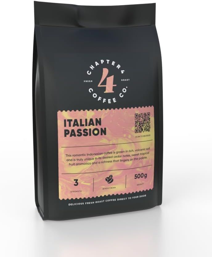 Chapter 4 Coffee Italian Coffee Beans | Finely Crafted Coffee Roasted in the UK | Gourmet Beans for…