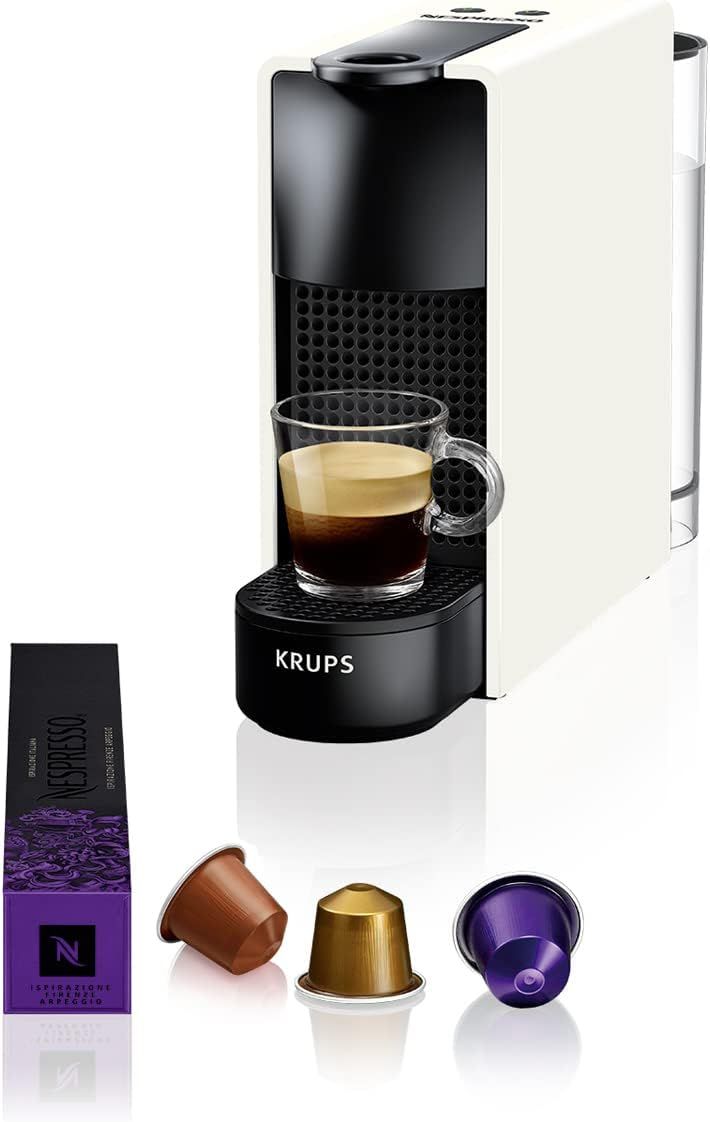 Krups Nespresso Essenza Mini Capsule Coffee Maker, 19-Bar Coffee Machine with 2 Coffee Programmes, …