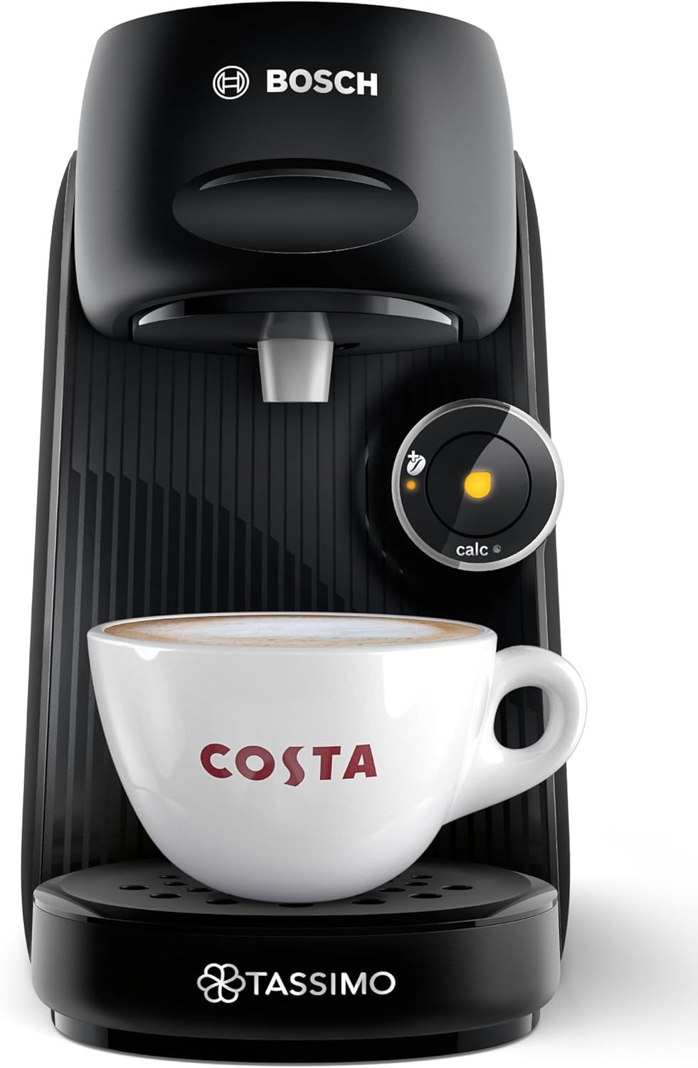 Tassimo by Bosch Finesse Friendly Pod Coffee Machine in Black TAS162EGB with INTELLIBREW and Intens…