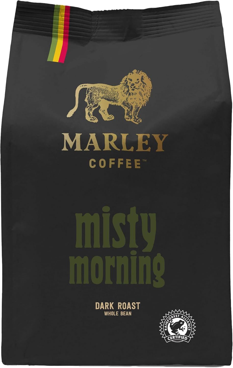 Marley Coffee Strong Dark Roast Espresso Coffee Beans 227g - Misty Morning Blend - From The Marley …