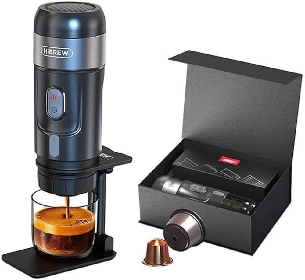 HiBREW H4A-Premium 3 in 1 Portable Coffee Machine with Case 80W