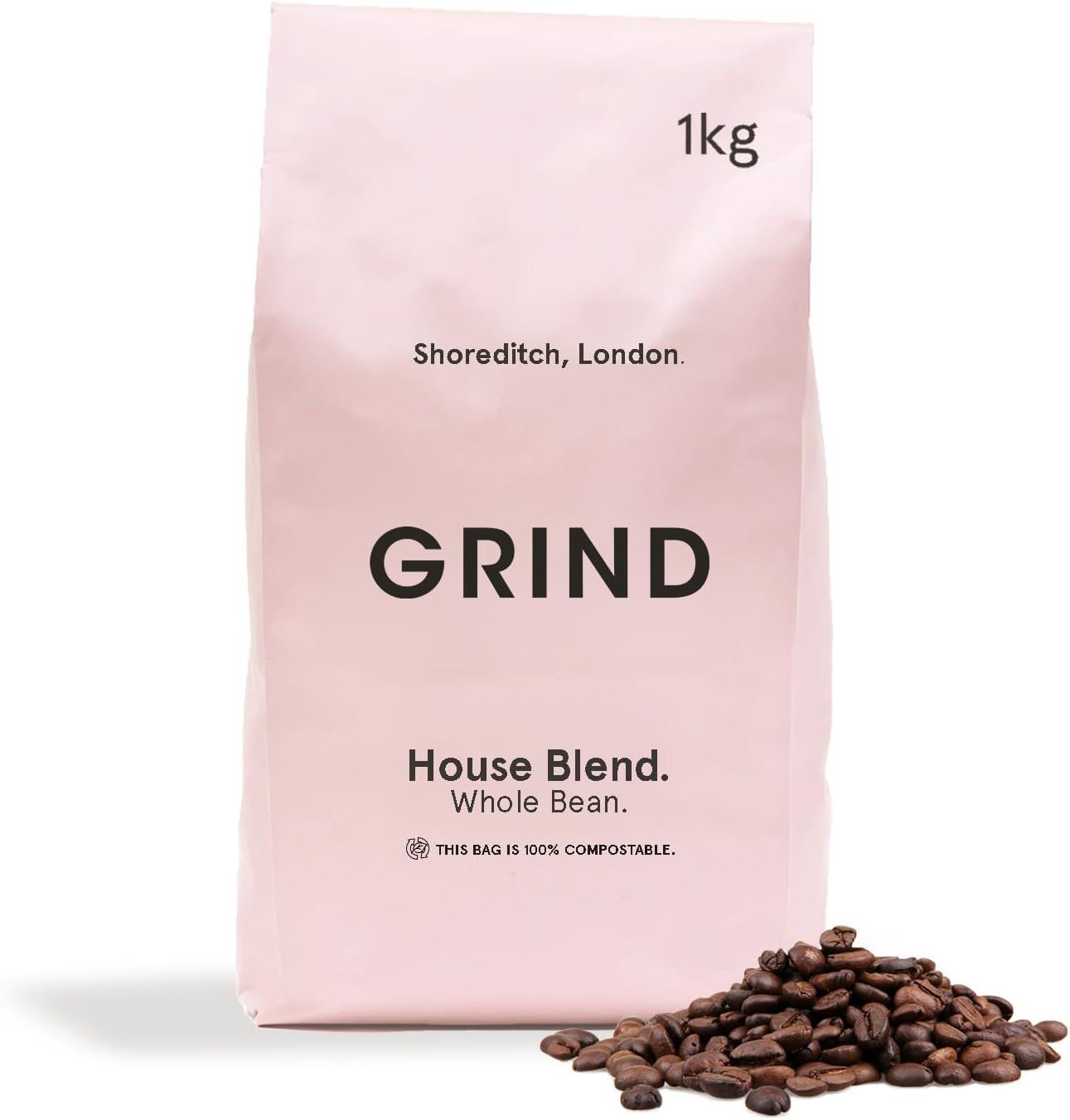 Grind House Blend Specialty Coffee Beans – 1kg Bag – Medium Roast – Suitable for All Coffee Machine…
