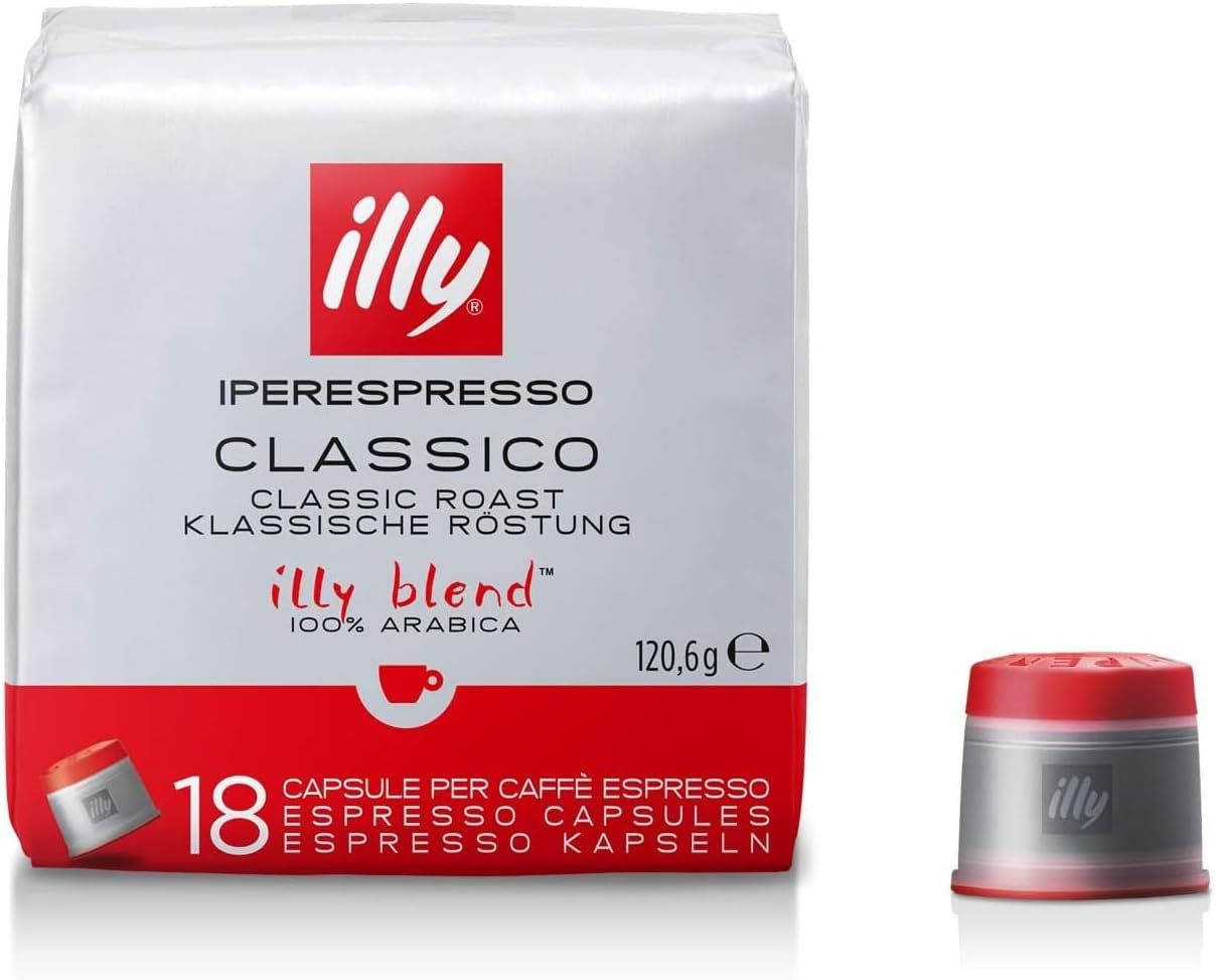 illy Coffee, Classico Espresso Coffee Capsules, Medium Roast, 100 Percent Arabica Coffee Beans, Bul…