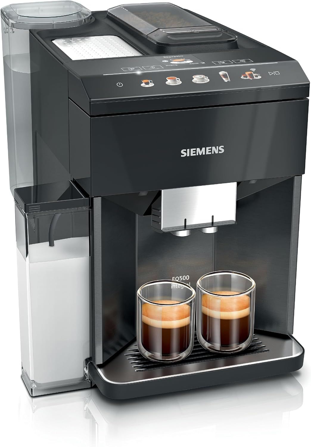 SIEMENS EQ500 Fully Automatic Bean to Cup Coffee Machine with Home Connect, coffeeSelect Display, o…