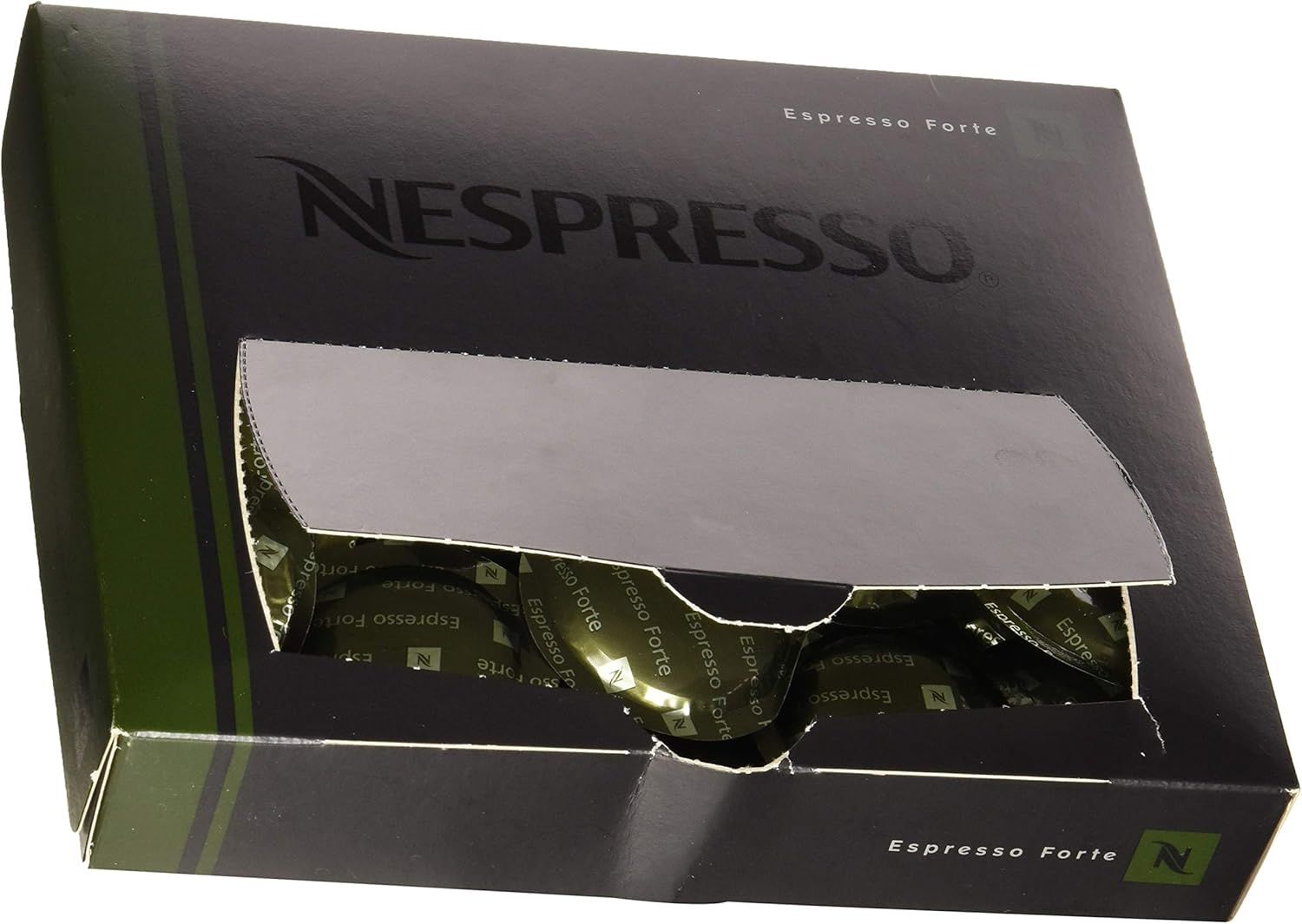 Nespresso Pro capsules/pads, 50 x ‘Lungo Forte’ for Nespresso Set Pro systems.