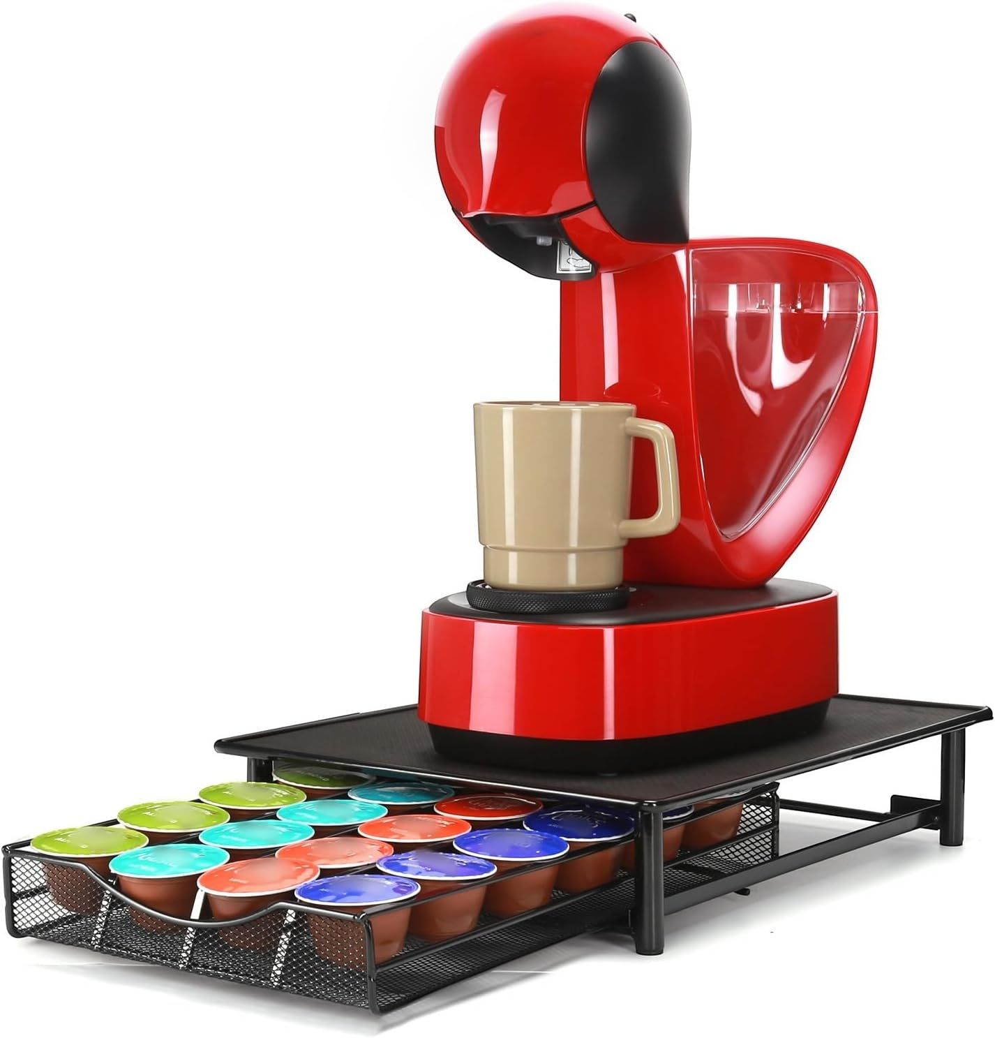 Coffee Pod Holder,Coffee Pod Storage Drawer Compatible With Dolce Gusto Capsules,Coffee Machine Sta…