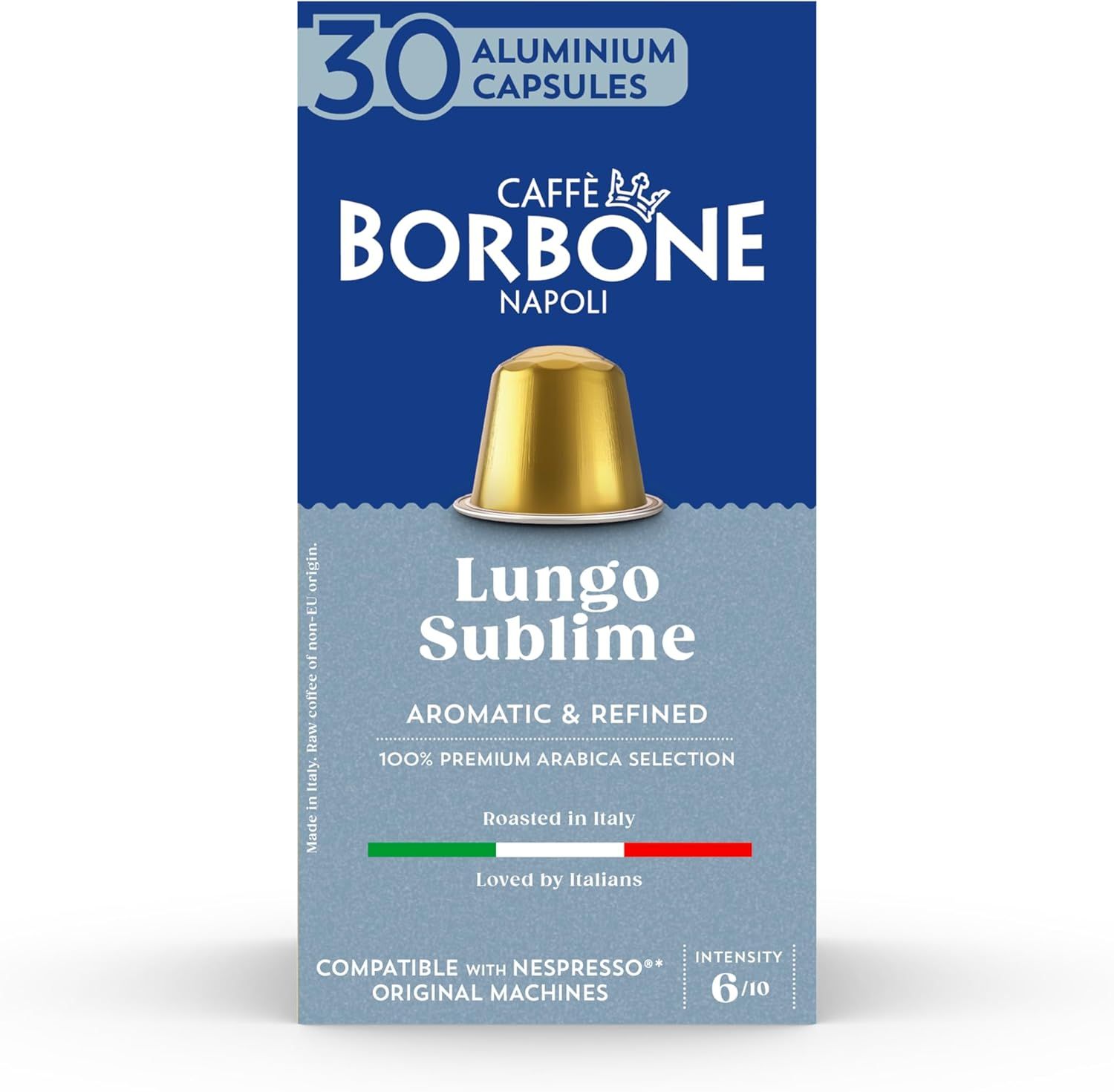 Caffè Borbone Lungo Sublime - 90 Coffee Capsules - Aromatic and Refined - Compatible with Nespresso…