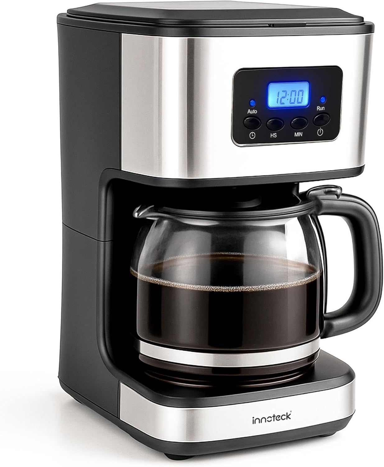 Innoteck Programmable Filter Coffee Machine 1.5L – Drip Coffee Maker with Timer, 900W Fast Brewing,…