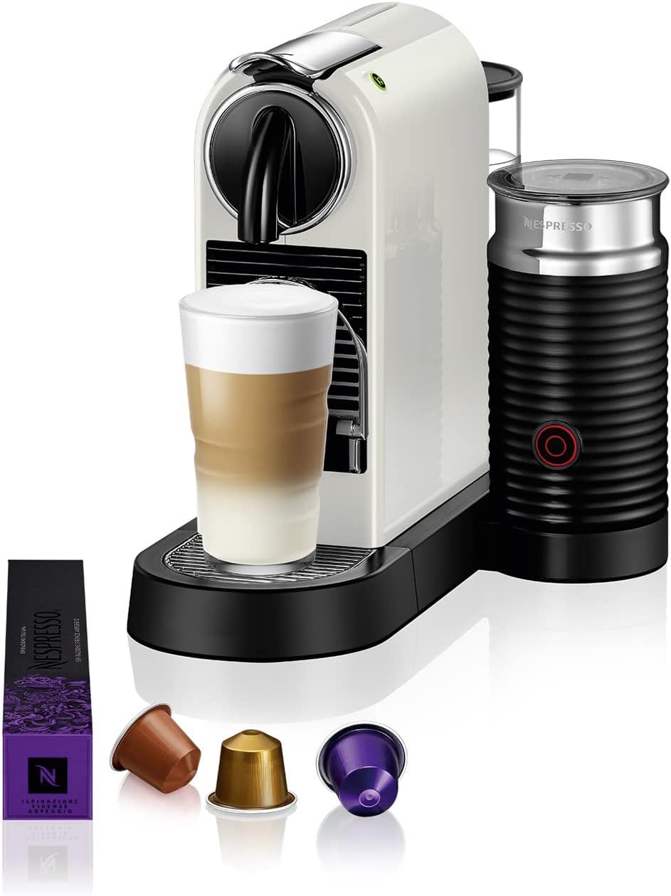 Nespresso Delonghi EN267 WAE Citiz Capsule Machine – 1 liters, Cream-white (light grey)