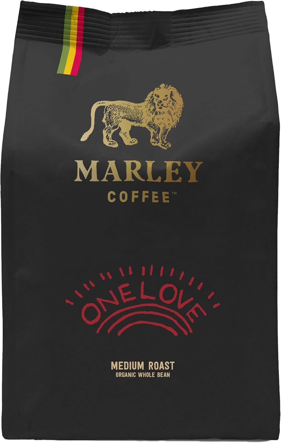 Marley Coffee Medium Roast Organic Coffee Beans 227g - One Love Blend - From The Marley Family - Fo…