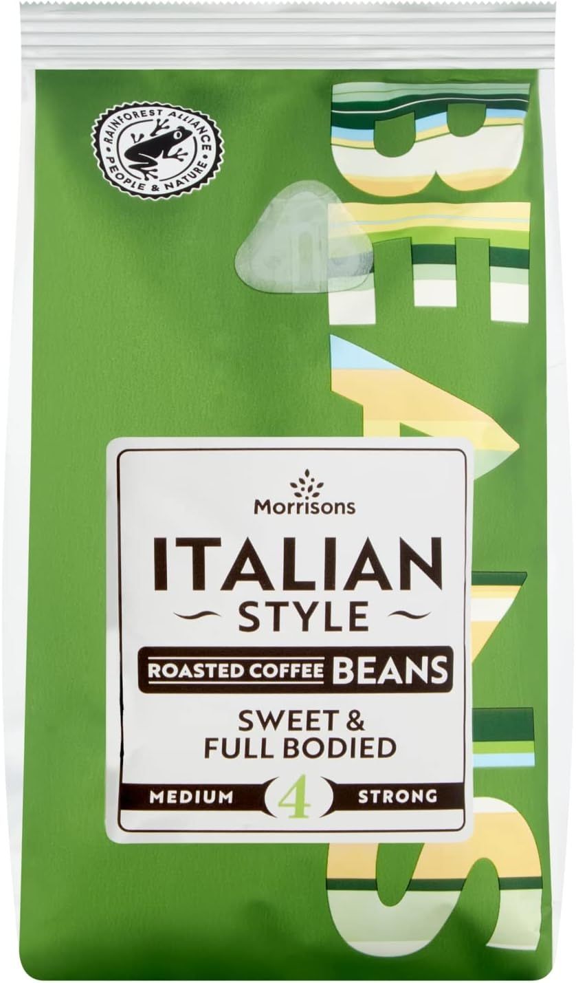 Morrisons Italian Style Roasted Coffee Beans, 227g