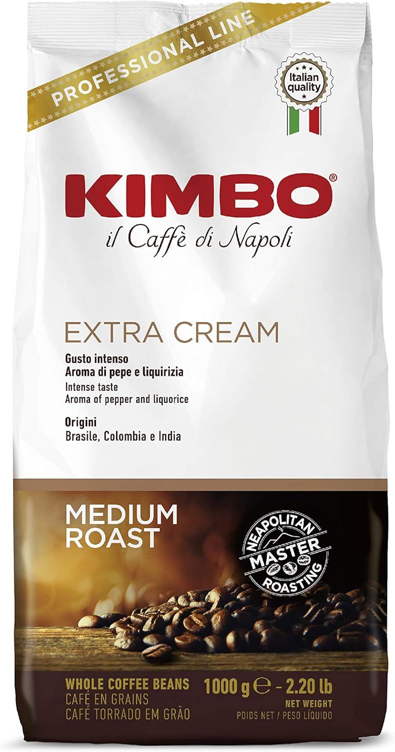 Kimbo Extra Cream Coffee, 1 kg,CD-Kimbo Extra Cream