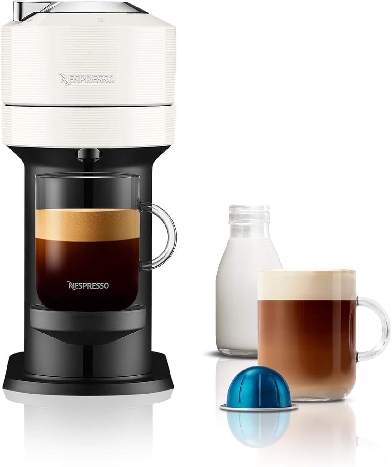 Nespresso Vertuo Next Coffee Machine by De'Longhi, Over 30 Varieties of Coffee Pods, 6 Cup Sizes, A…