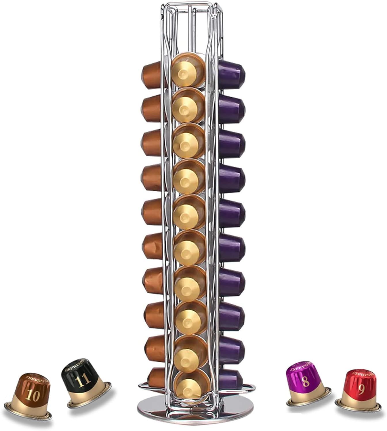 YGJT Coffee Pods Holder Stand for Nespresso Capsules, Coffee Capsules Holder, Nespresso Coffee Pod …