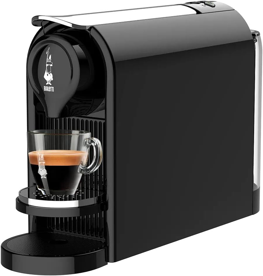 Bialetti Plus Coffee Capsule Machine - UK Plug (Black, One size)