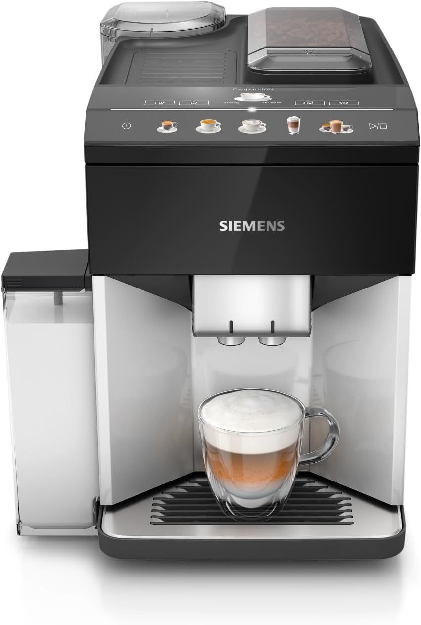 SIEMENS EQ500 Fully Automatic Bean to Cup Coffee Machine with coffeeSelect Display, oneTouch Double…