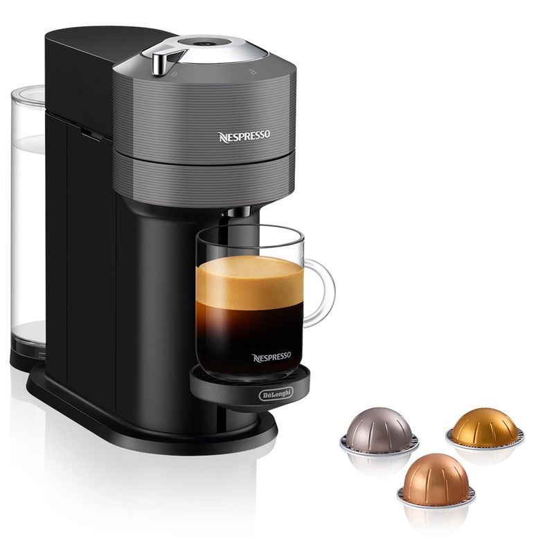 Nespresso De'Longhi Vertuo Next Pod Coffee Machine - Grey
