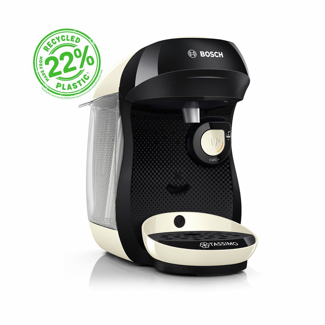 Tassimo by Bosch Happy Pod Coffee Machine - Cream