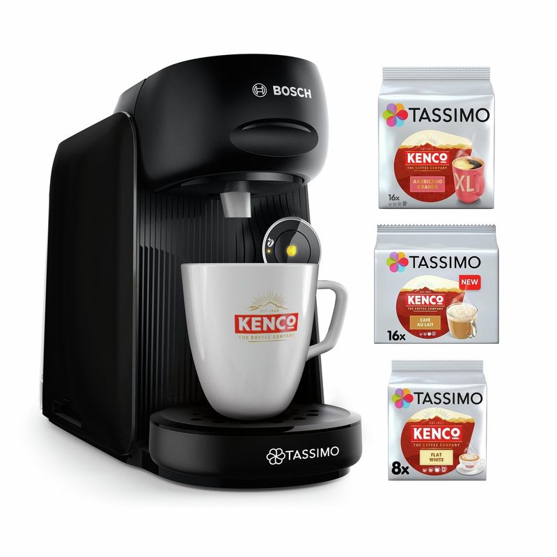 Tassimo Finesse Friendly Pod Coffee Machine Bundle – Black