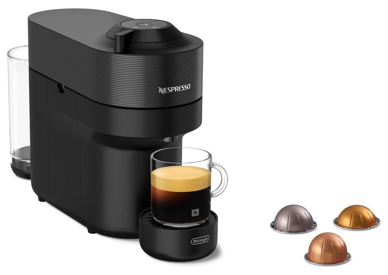 Nespresso De'Longhi Vertuo Pop Pod Coffee Machine - Black