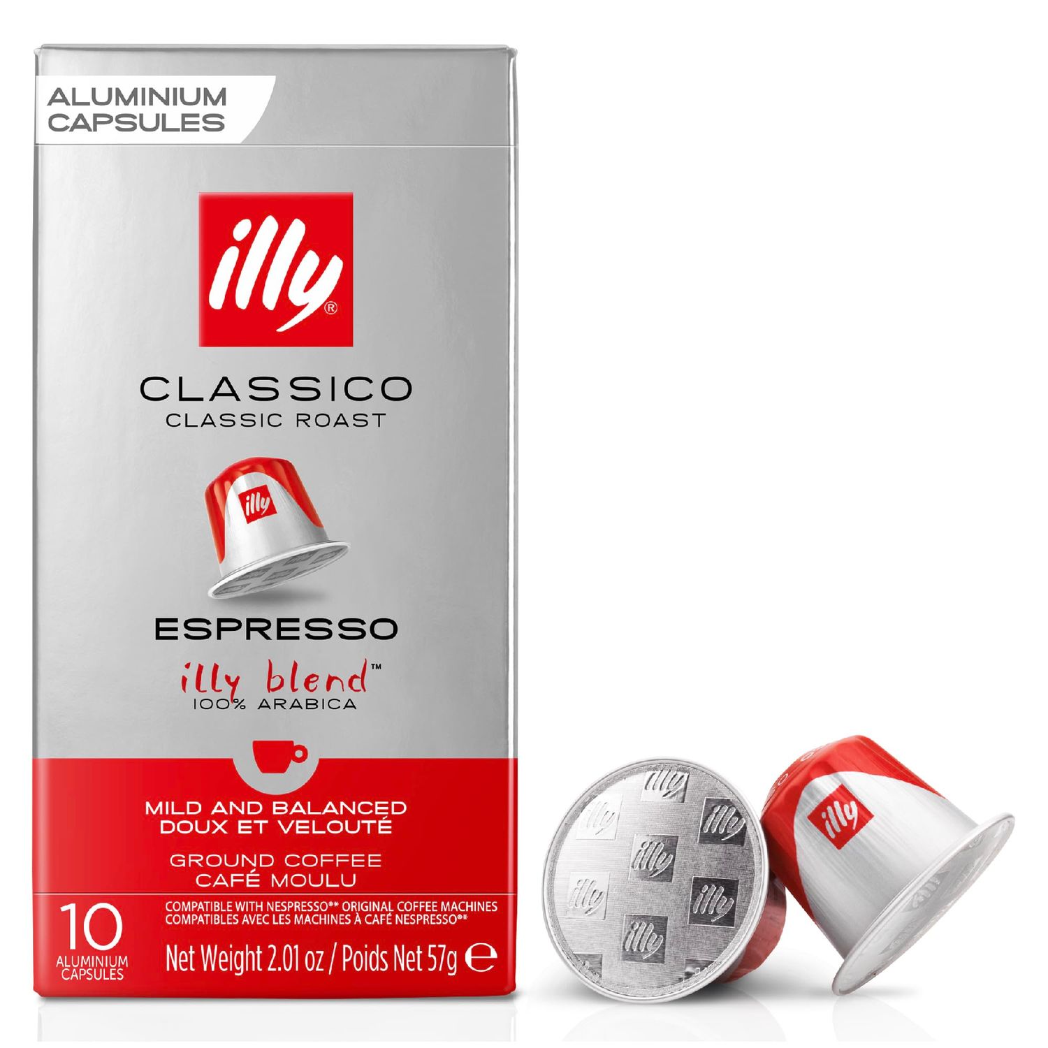 illy Coffee - Classico Espresso Coffee Pods - Medium Roast - 100% Arabica Coffee Beans - Nespresso …