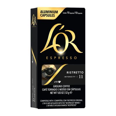 L'OR Ristretto Coffee Pods 100 Pods Intensity 11