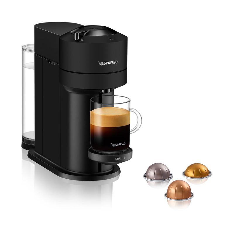Nespresso Krups Vertuo Next Pod Coffee Machine - Matte Black