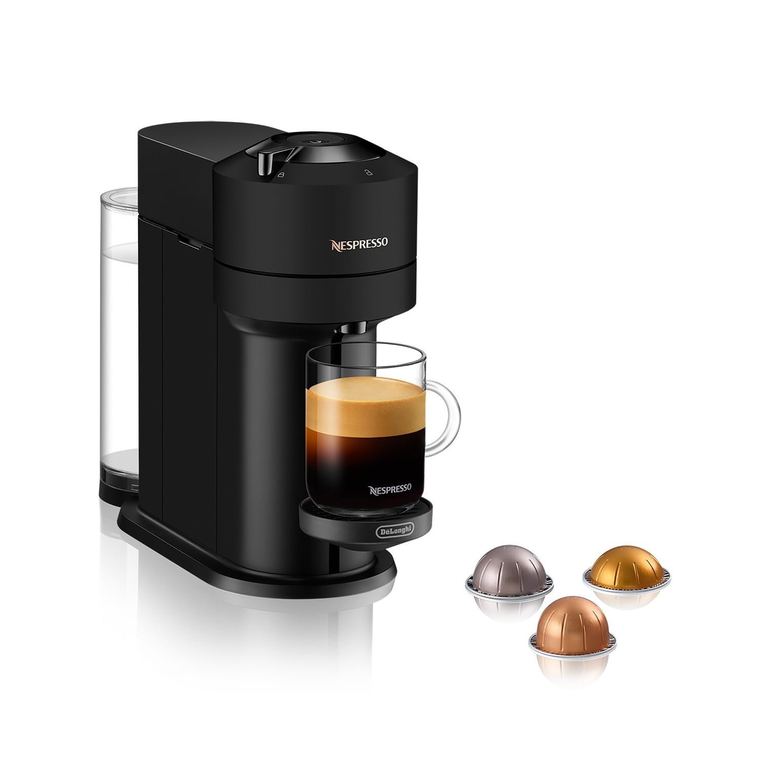 Nespresso Vertuo Next ENV120.BM, Capsule Coffee Machine, Single-Serve Pod Coffee Machine, 5 Cup Siz…