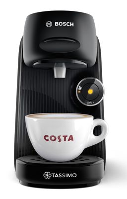 Tassimo by Bosch Finesse Friendly Pod Coffee Machine in Black TAS162EGB with INTELLIBREW and Intens…